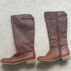 Lands end leather boots